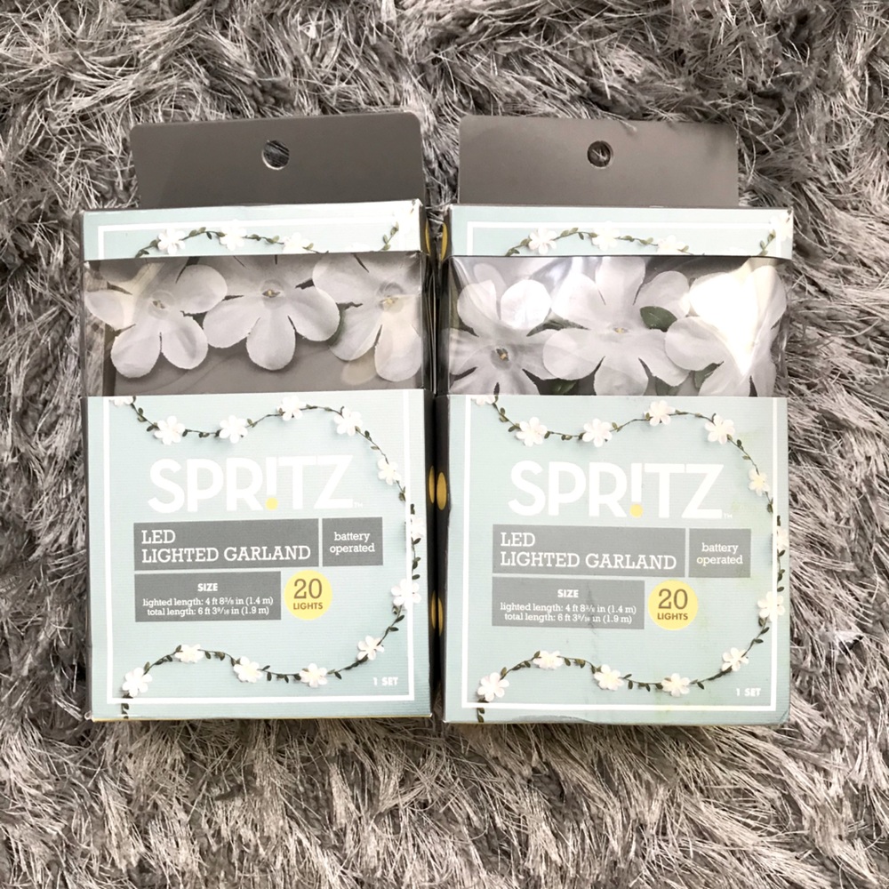 Spritz Led lighted garland
